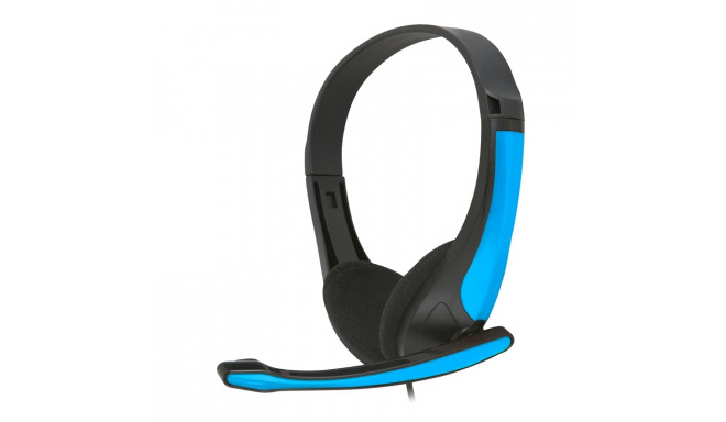 FREESTYLE HI-FI STEREO HEADSET + MIC FH4088O BLUE [43086]