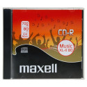 MAXELL CD-R 700MB MUSIC XL-II 80 MIN JEWEL CASE*10 624880.00.CN