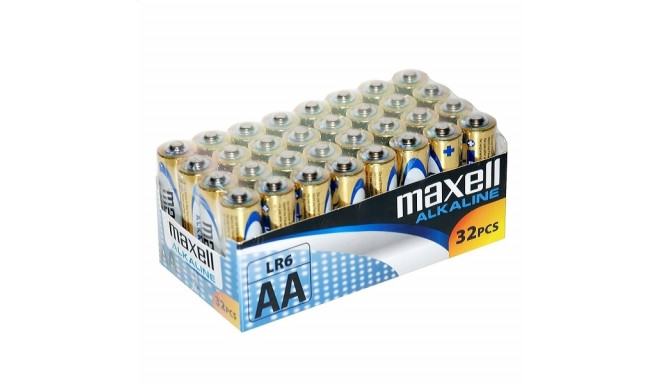 MAXELL BATTERY ALKALINE LR06 AA 32-PACK