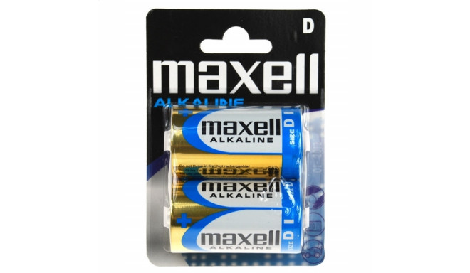 MAXELL BATTERY ALKALINE LR20 BLISTER*2 774410.04.EU