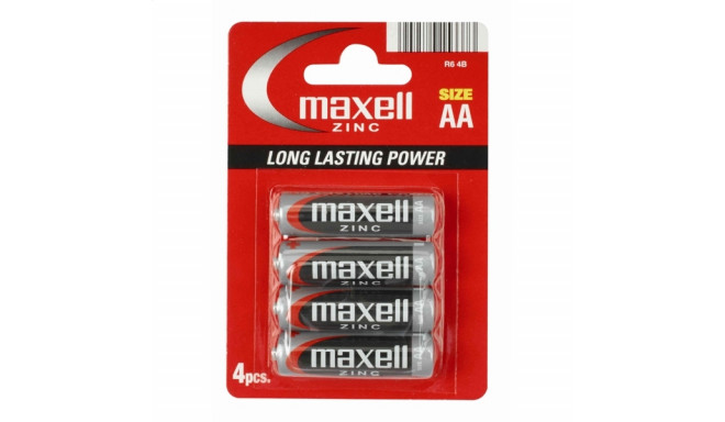 MAXELL BATTERY MANGANESE/ZINC R6/AA BLISTER*4 774405.04.EU