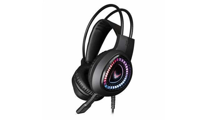 VARR GAMING RGB HEADSET WITH MIC VH8010L Lite 3,5 USB BLACK [45559]