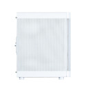 I4 ATX Mid Tower PC Case 6 Fans White