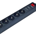 Gembird SPG5-C-5 power extension 1.5 m 5 AC outlet(s) Black