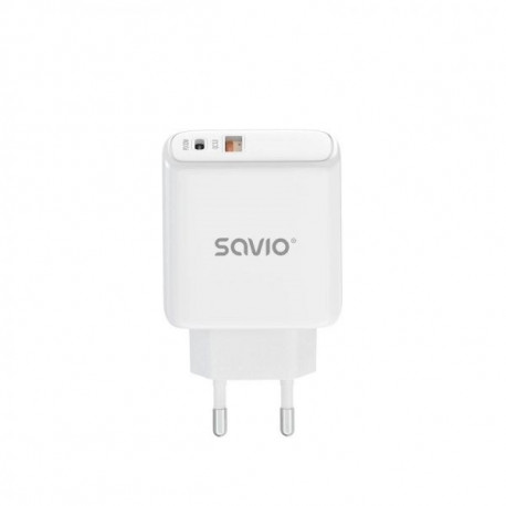 SAVIO LA-06 USB Type A & Type C kiirlaadimine Power Delivery 3.0 sisetingimustes