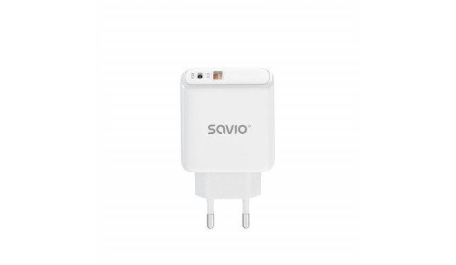SAVIO LA-06 USB Type A & Type C kiirlaadimine Power Delivery 3.0 sisetingimustes