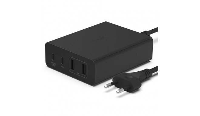 Belkin WCH010vfBK sülearvuti, nutitelefon, nutikell, tahvelarvuti must AC kiirlaadimine siseruumides