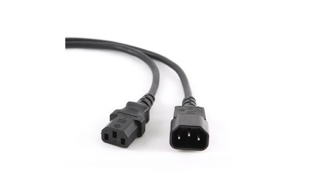 Gembird PC-189-VDE power cable Black 1.8 m C14 coupler