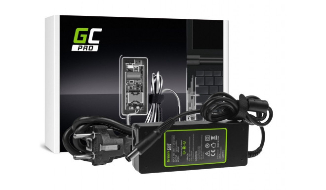 Green Cell AD07AP laadija AC-adapter Dell 19.5V 3.34A 65W / 7.4mm-5.0mm jaoks