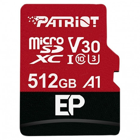 Patriot Memory PEF512GEP31MCX mälukaart 512 GB MicroSDXC Class 10