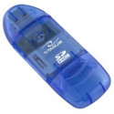 Titanum mälukaardilugeja TA101B USB 2.0, sinine