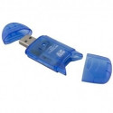 Titanum mälukaardilugeja TA101B USB 2.0, sinine