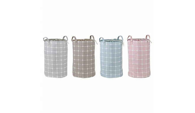 Decorative box DKD Home Decor 35 x 35 x 55 cm Polyester Eva Rubber (4 Pieces)