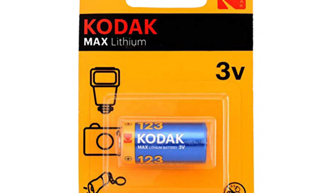 Kodak MAX Lithium 123LA / 3V Battery