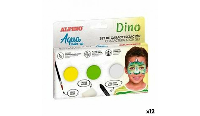 Детский набор для макияжа Alpino Dino К воде (12 штук)