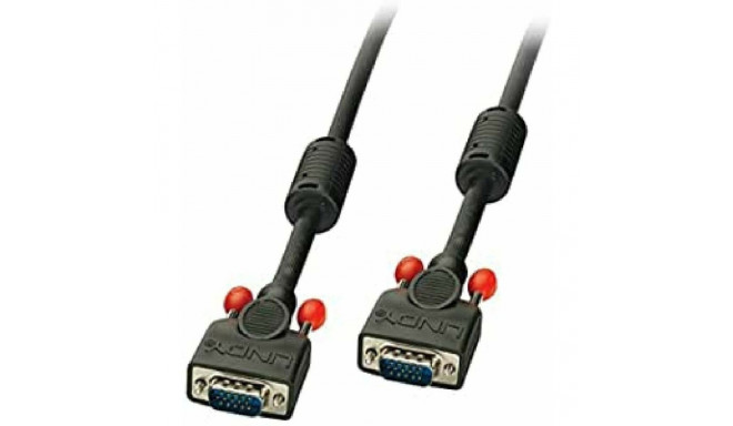 VGA Cable LINDY 36376 Black 7.5 m