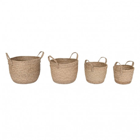 Decorative box DKD Home Decor 40 x 40 x 41 cm (4 Pieces)