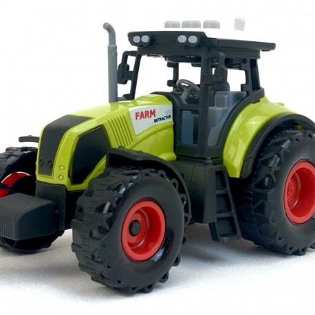 Traktor Farm heli ja valgusega, heleroheline