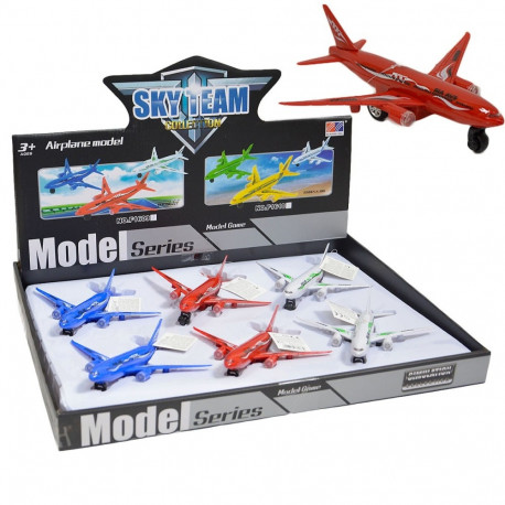 Mudellennuk Boeing 777 heli ja valgusega, 16 cm