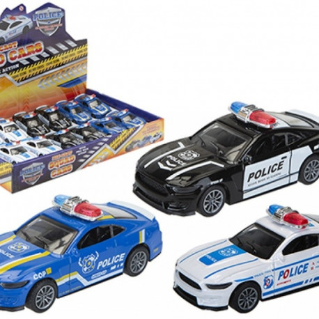 Mänguauto tagasitõmmatav politseiauto 1:36