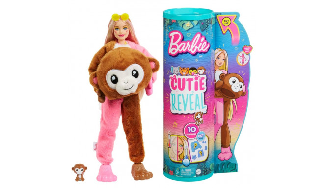 Barbie® Cutie Reveal Džungli seeria nukk - Ahv