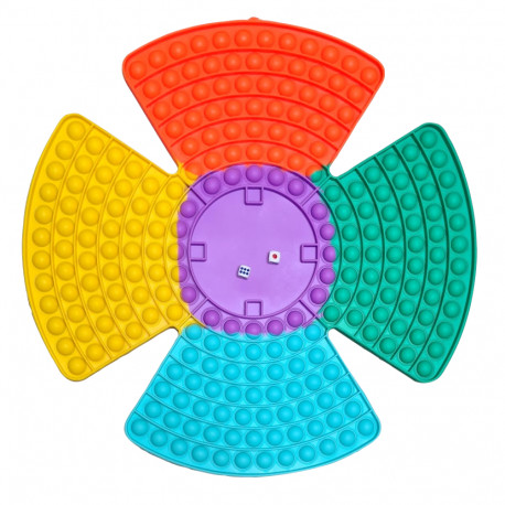Pop it! Plõksuv mullimäng täringutega 40 cm