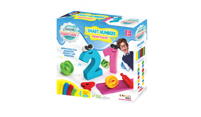 Gerardo's Toys voolimiskomplekt Numbrid Dough Craft 16 osa