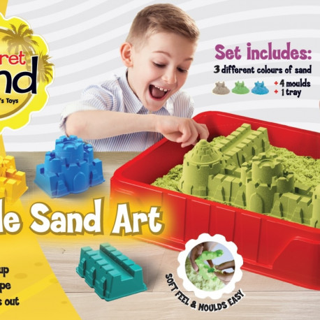 Gerardo's Toys Secret Sand modelleerimisliiv Loss, 5 osa 750 g