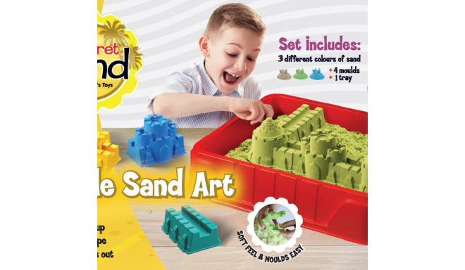 Gerardo's Toys Secret Sand modelleerimisliiv Loss alusega, 5 osa 750 g