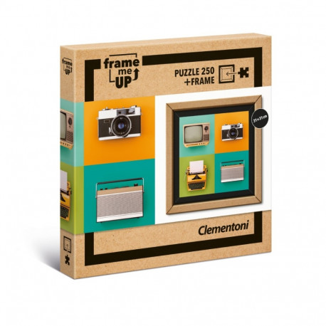 Clementoni pusle raamiga Vanaaegne elektroonika 250 tk