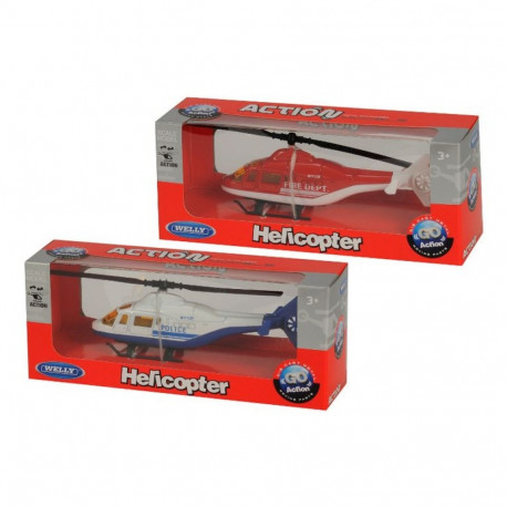 Welly metallist helikopter 15 cm