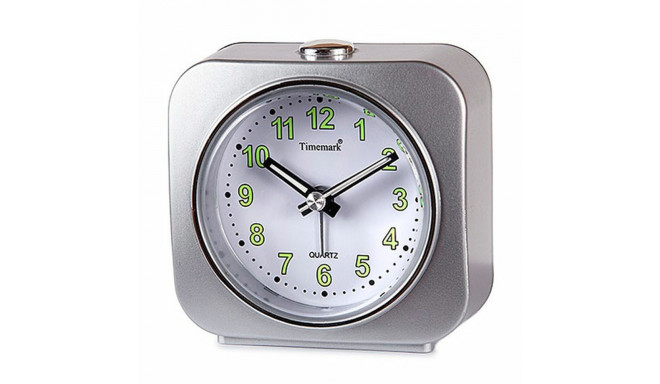 Alarm Clock Timemark Blue Silver Plastic