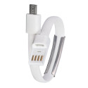 Akyga adapter with cable AK-AD-34 band micro USB B (m) / USB A (m) ver. 2.0 23cm