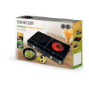 DOUBLE INDUCTION & RADIANT COOKTOP Sencor SCP4001BK