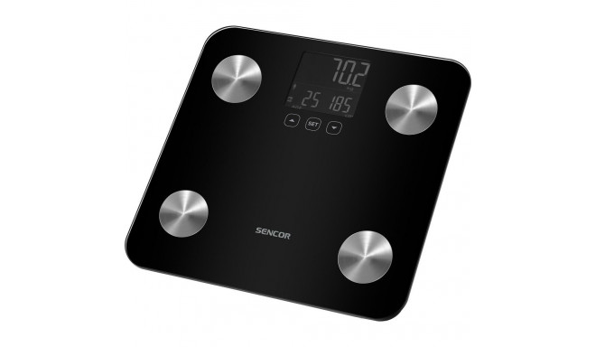Personal fitness scale Sencor, black