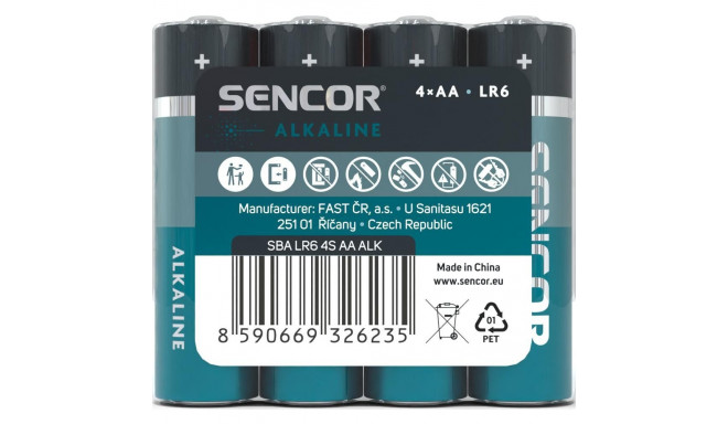 AA battery 4 pcs ALK SENCOR