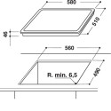 Ceramic hob Hotpoint HR616X