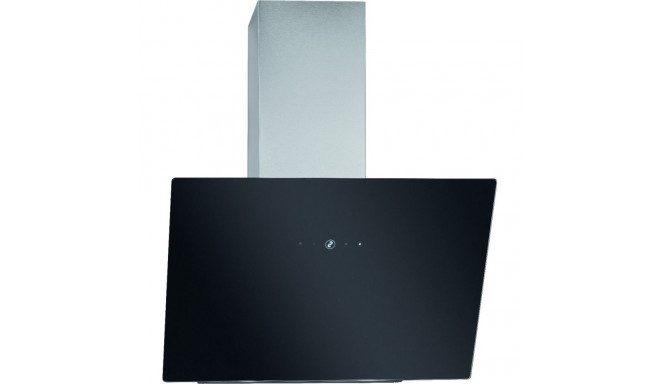 Diagonal chimney hood Bomann, black/stainless-steel