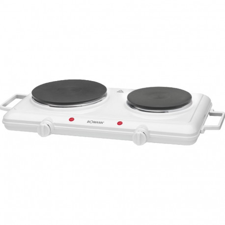 Double hotplate Bomann, white