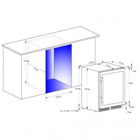 Wine cooler Climadiff