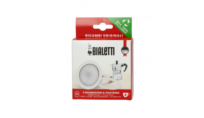 3 tihendit + filter Bialetti Moka Express 6 tassi 0800034