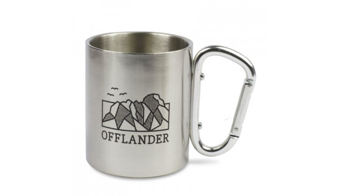 Offlander camping mug with a steel carabiner OFF_CACC_03