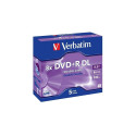 VERBATIM DVD+R 8,5GB 8X DOUBLE LAYER JEWEL CASE*5 43541