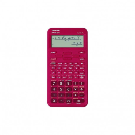SHARP CALCULATOR SCIENTIFIC 420 FUNCTIONS 4-LINE DISP RED ELW531TLBRD