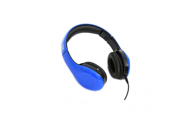 FREESTYLE HEADSET FH-4920 MIC BLUE mini jack + USB [42686]