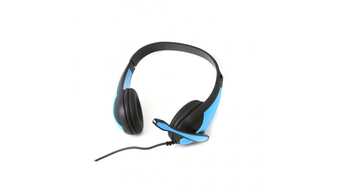 FREESTYLE HI-FI STEREO HEADSET + MIC + ADAPTER 2-1 FH4008 BLUE [42676]
