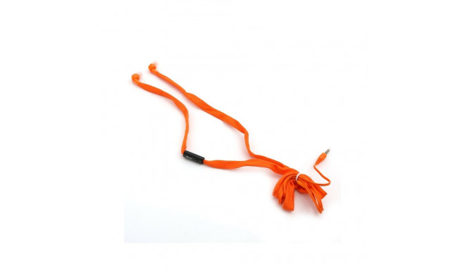 FREESTYLE SHOELACE EARPHONES + MIC FH2112 ORANGE [42779]