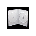 AMARAY PUDEŁKO DVD 14MM 2 WHITE GLOSSY SIDE-BY-SIDE 41377