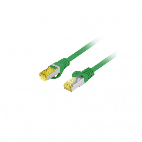 PATCHCORD CAT.6A S/FTP LSZH CU 0.5M GREEN FLUKE PASSED LANBERG