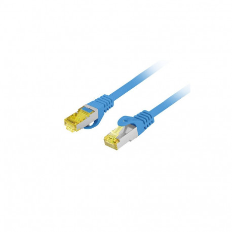 PATCHCORD CAT.6A S/FTP LSZH CU 0.25M BLUE FLUKE PASSED LANBERG